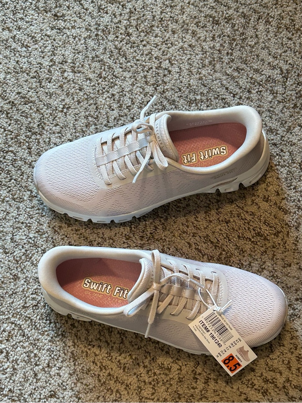 Skechers Swift Fit Arch Comfort Hands Free Women's Tan shoes size 8.5 - Picture 2 of 8